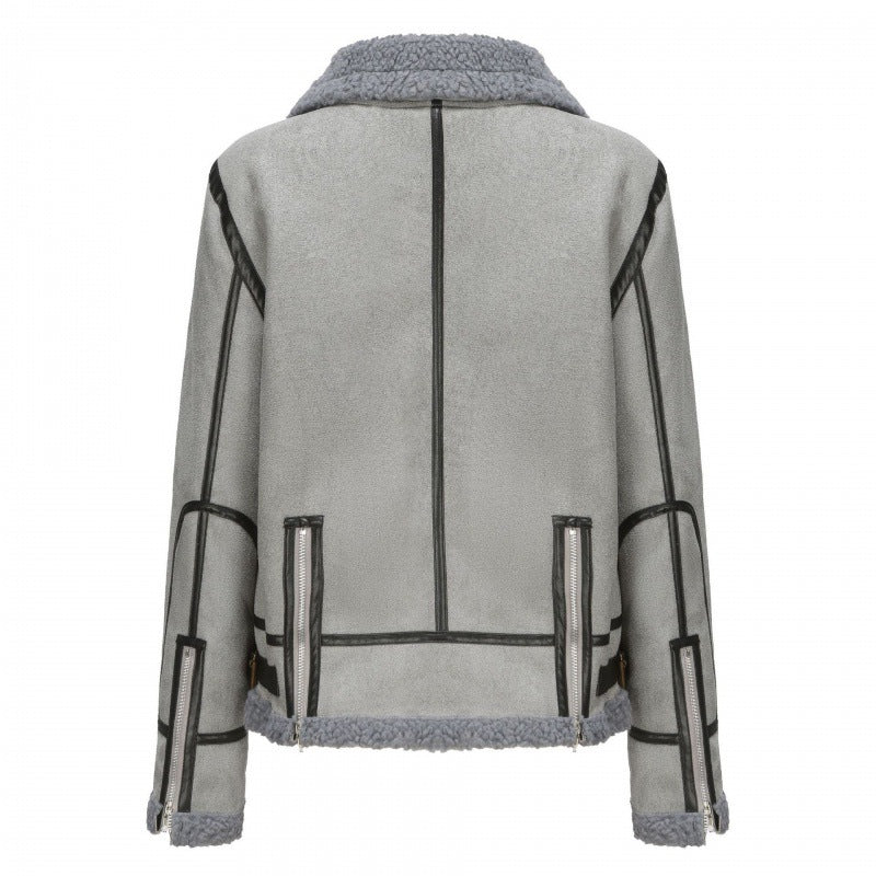 Veste en Fourrure Épaisse Femme