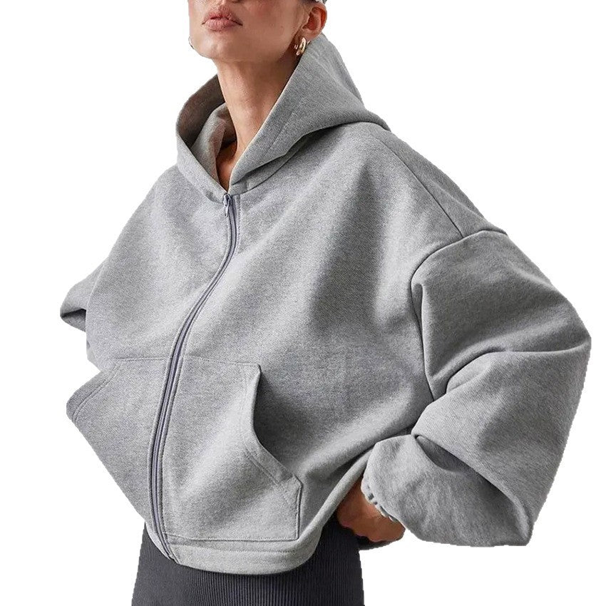Sweatshirt à Capuche Zippé