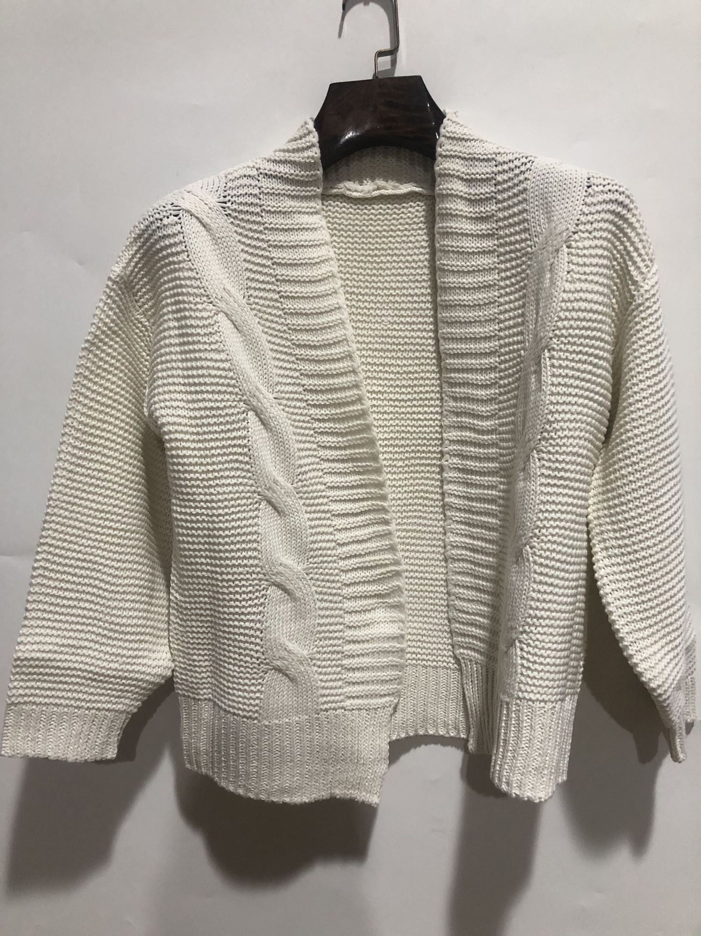 Cardigan en Mohair Synthétique Tricoté