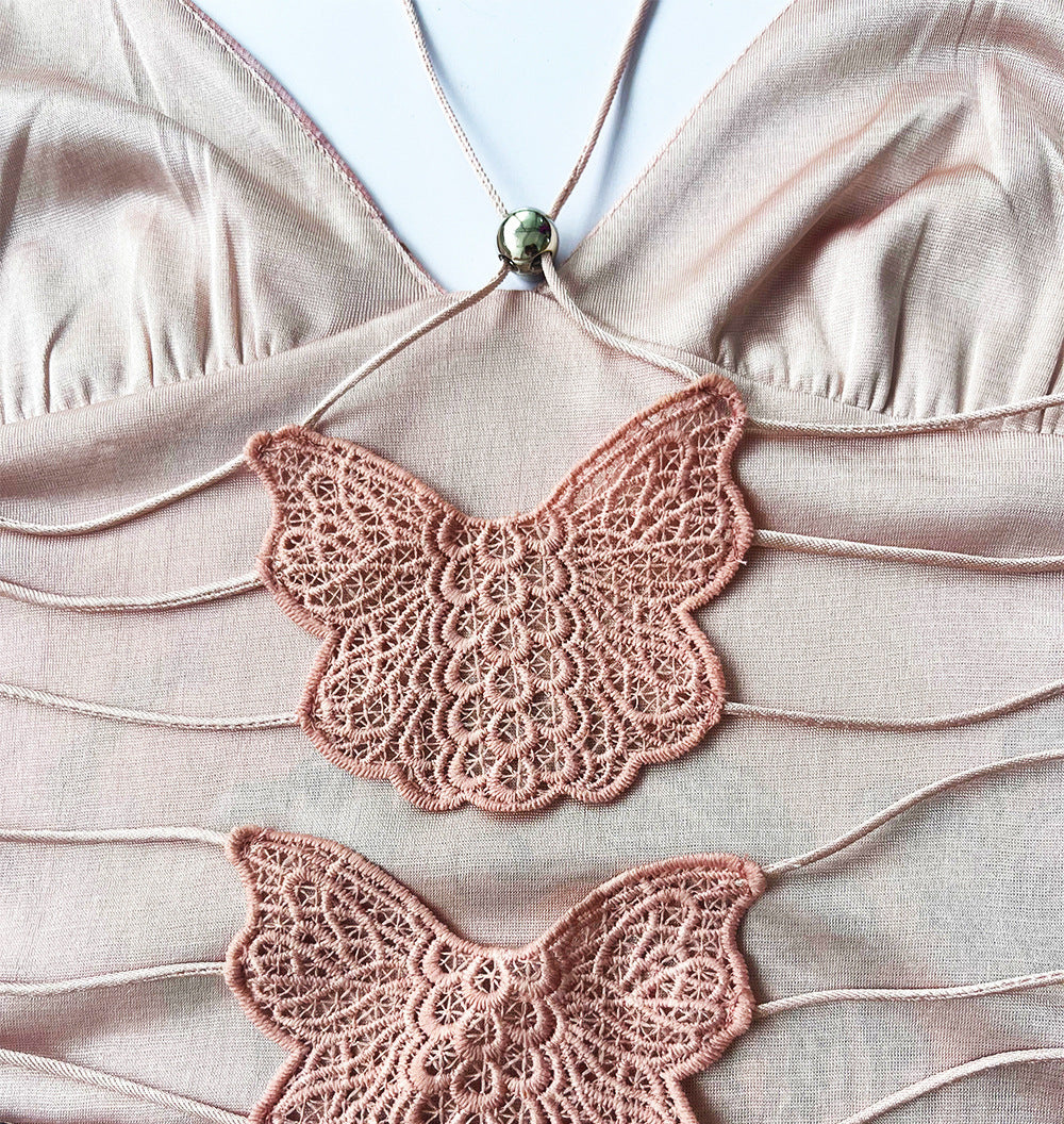 Robe à Bretelles Spaghetti Imprimé Floral