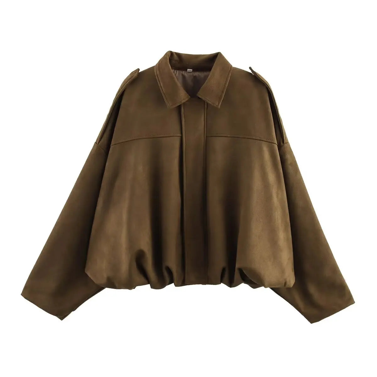 Veste Bomber en Daim Style Urbain