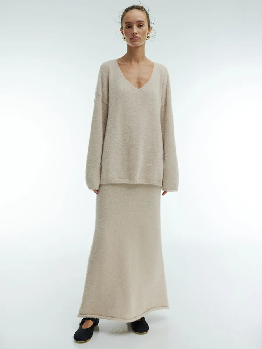 Ensemble Pull & Jupe Wolfeel
