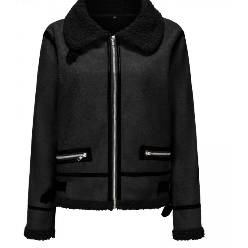 Veste en Fourrure Épaisse Femme