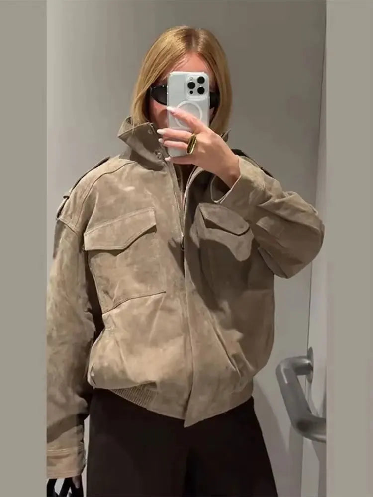 Veste Bomber Zippée Style urbain