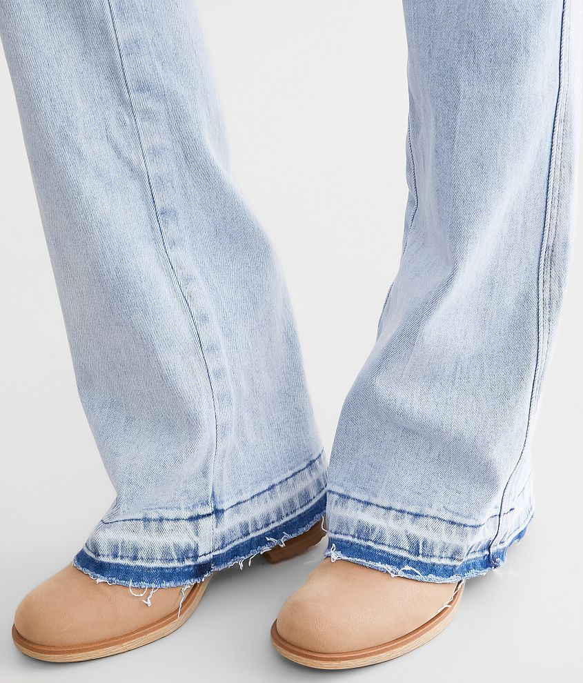 Jean Taille Haute à Boutons