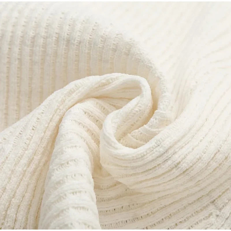 Robe Tricotée à Col Montant – Automne & Hiver