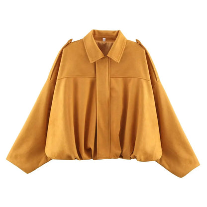 Veste Bomber en Daim Style Urbain