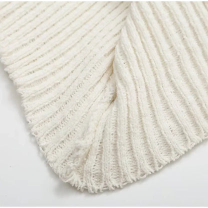 Robe Tricotée à Col Montant – Automne & Hiver