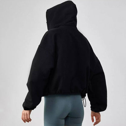 Sweatshirt à Capuche Zippé