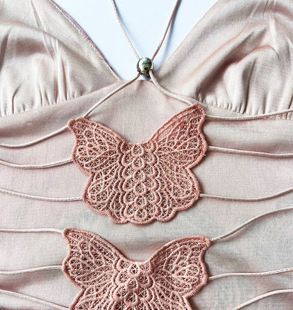 Robe à Bretelles Spaghetti Imprimé Floral