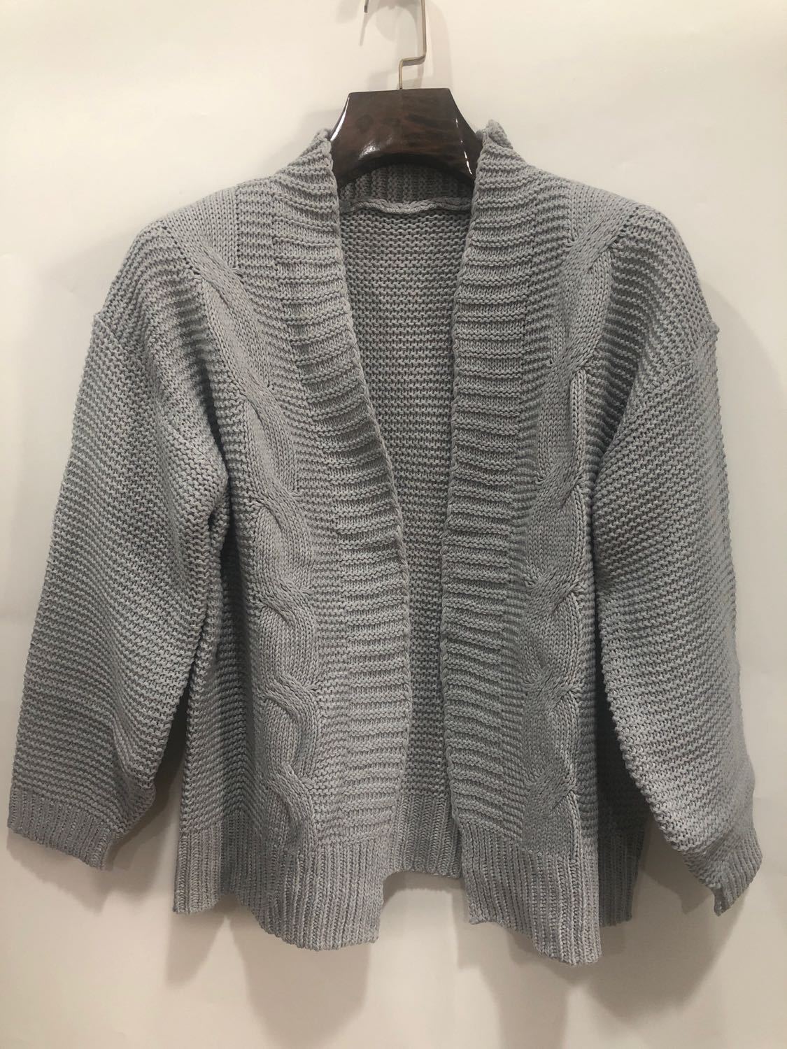 Cardigan en Mohair Synthétique Tricoté